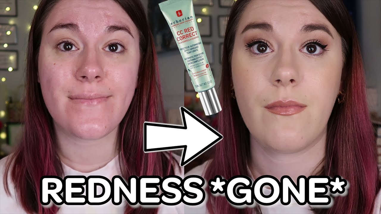 MUST HAVE от MEG: Erborian CC Red Correct [Демонстрация до и после + обзор]
