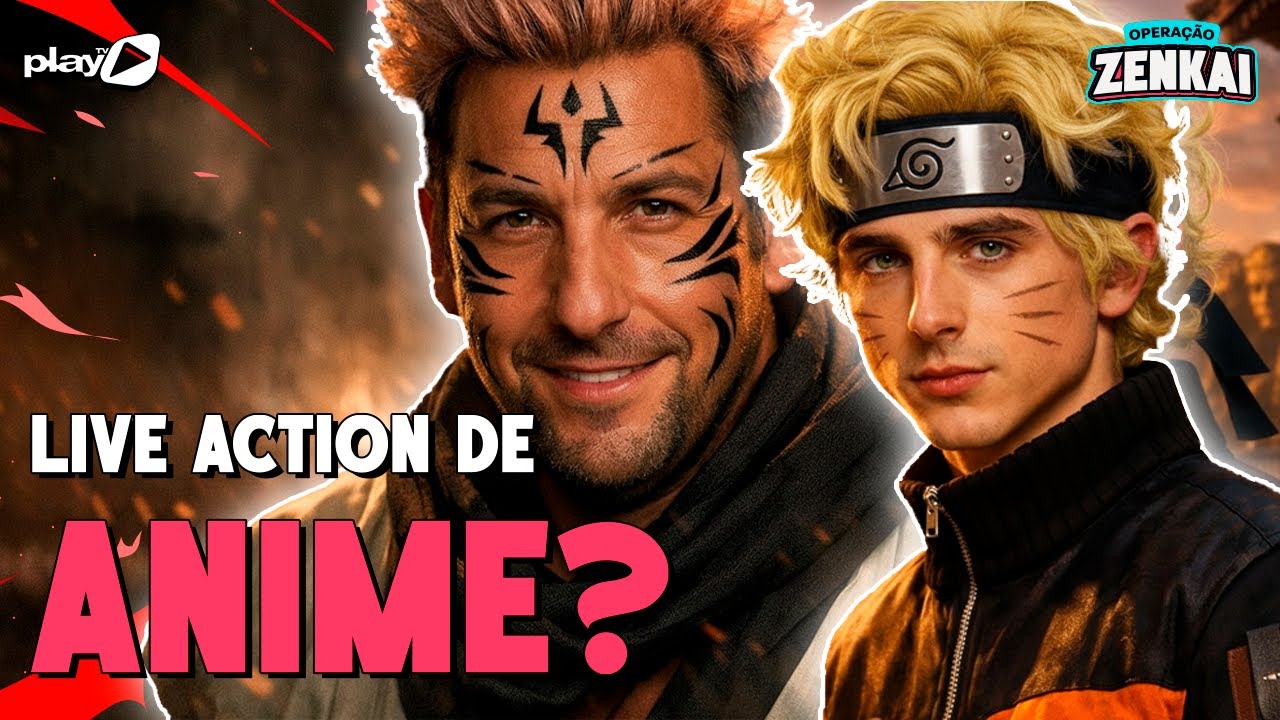 Naruto e Jujutsu em Live Action: Quem Escalaríamos? | Operação Zenkai