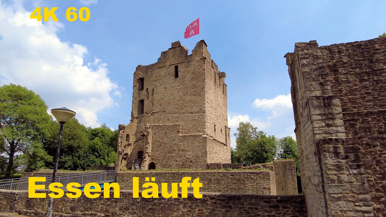 Essen - Burgaltendorf von der Herz Jesu Kirche zur Schwimmbrücke in Bochum-Dahlhausen Frühling 2021