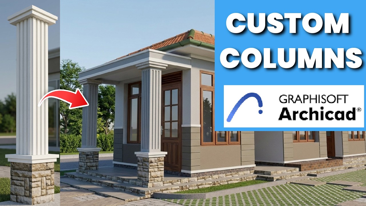 Design Custom  Columns in Archicad Easily  Pro Modeling Tips!