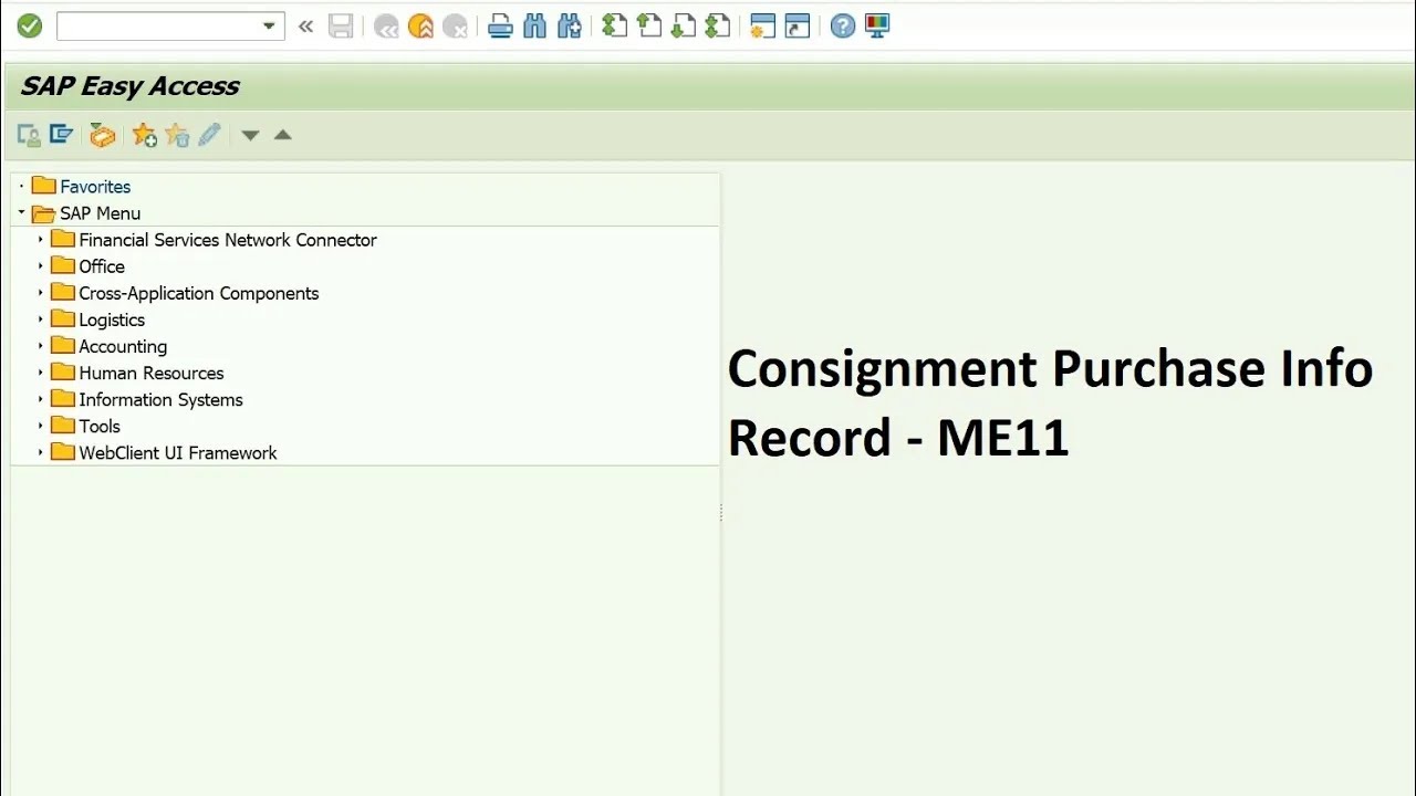 How to create Consignment Purchase info record in SAP MM || V1