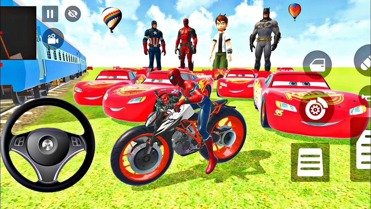 🦚Spiderman Delivery Modified Queen Car 🚓 Auto Simulator & Super Car & Bike Showroom 3D Driving Game