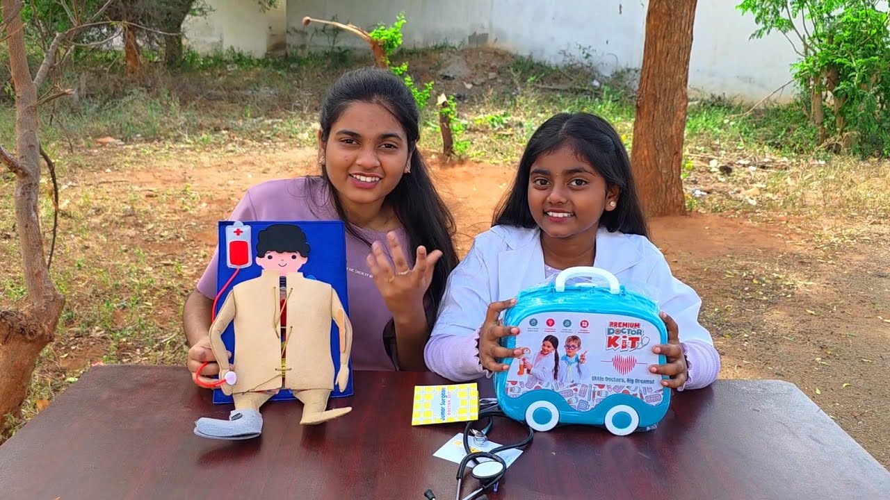 Satisfying with Unboxing Doctor Toy set🩺🏥👩&zwj;⚕️Diyaishwarya UNBOXING I DIY 