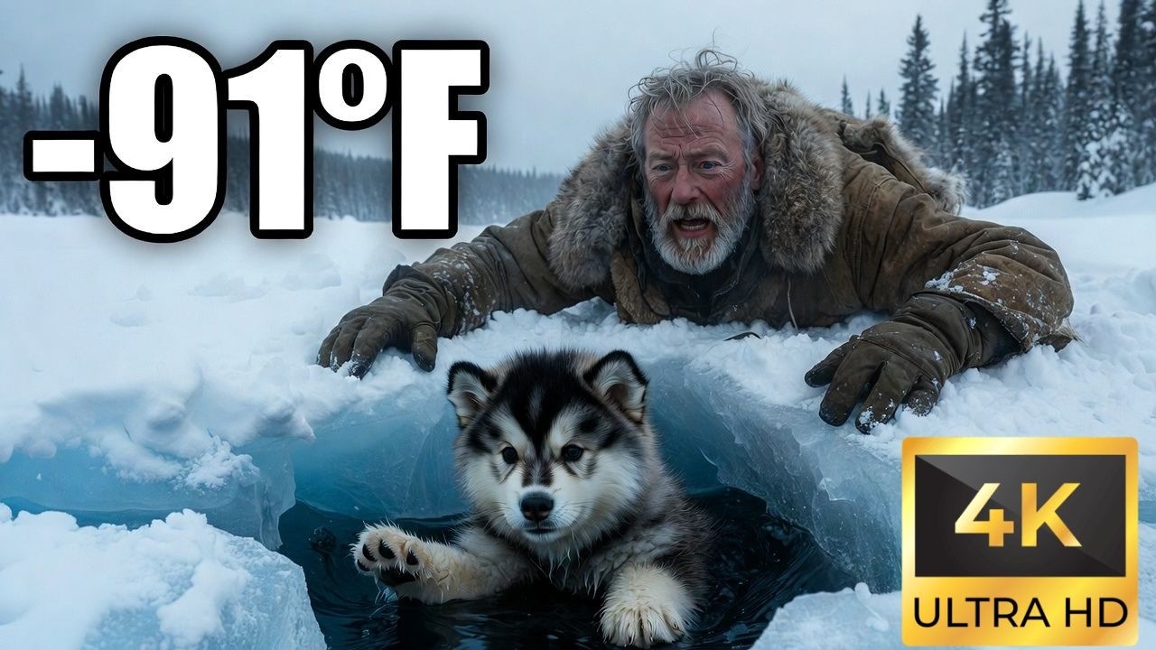 An Old Man and His Dog Saved a Lost Husky Puppy in an Alaska Blizzard — Then His Mother Returned