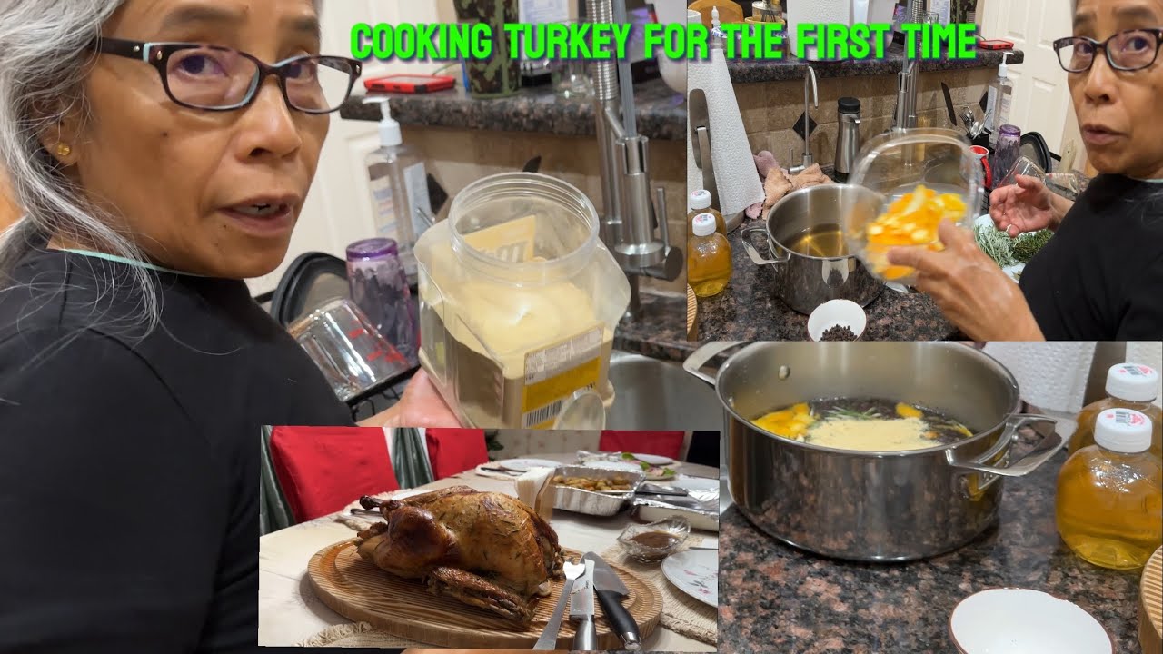 First Time Cooking Turkey#filipinasimplelifeinAmerica