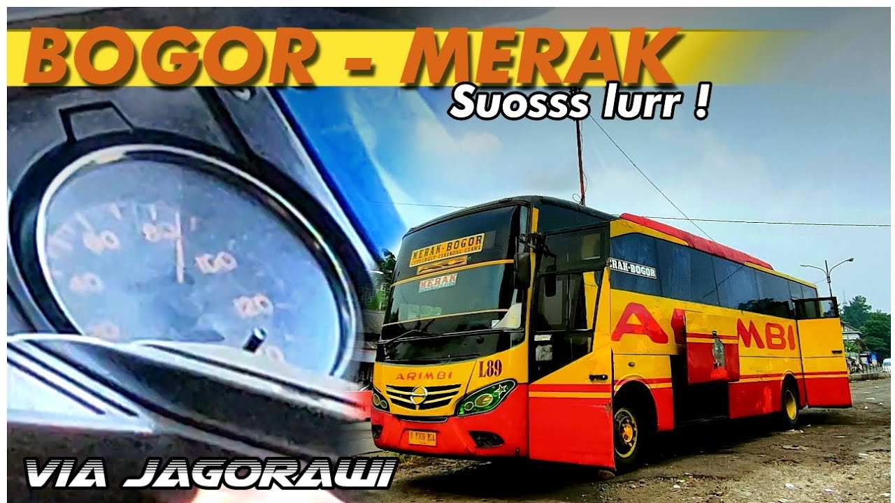 Suoss juga ternyata 🔥Naik Bus Arimbi Bogor-Merak