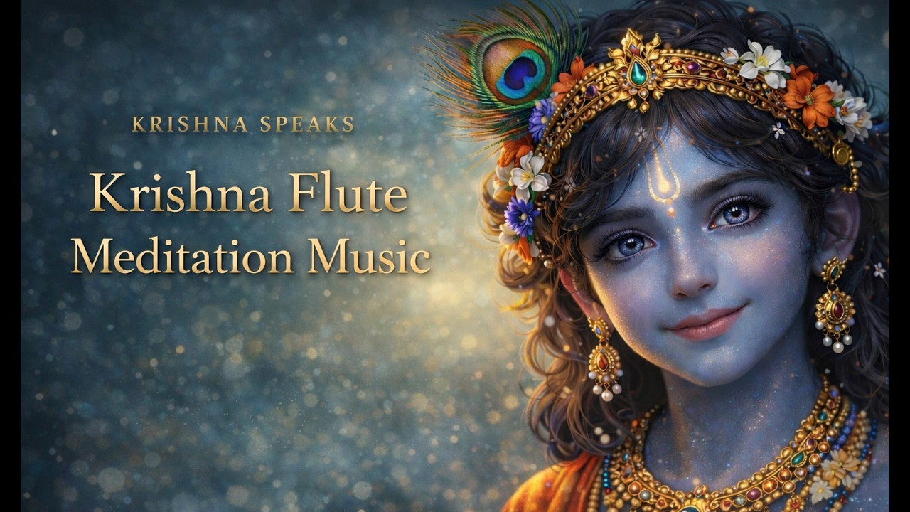 Divine Krishna Flute Meditation Music | Calm Morning Bansuri | Relaxing Yoga Music
