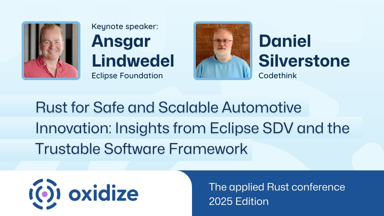 Rust for Safe and Scalable Automotive: Insights from Eclipse SDV and the Trusted Software Framework
