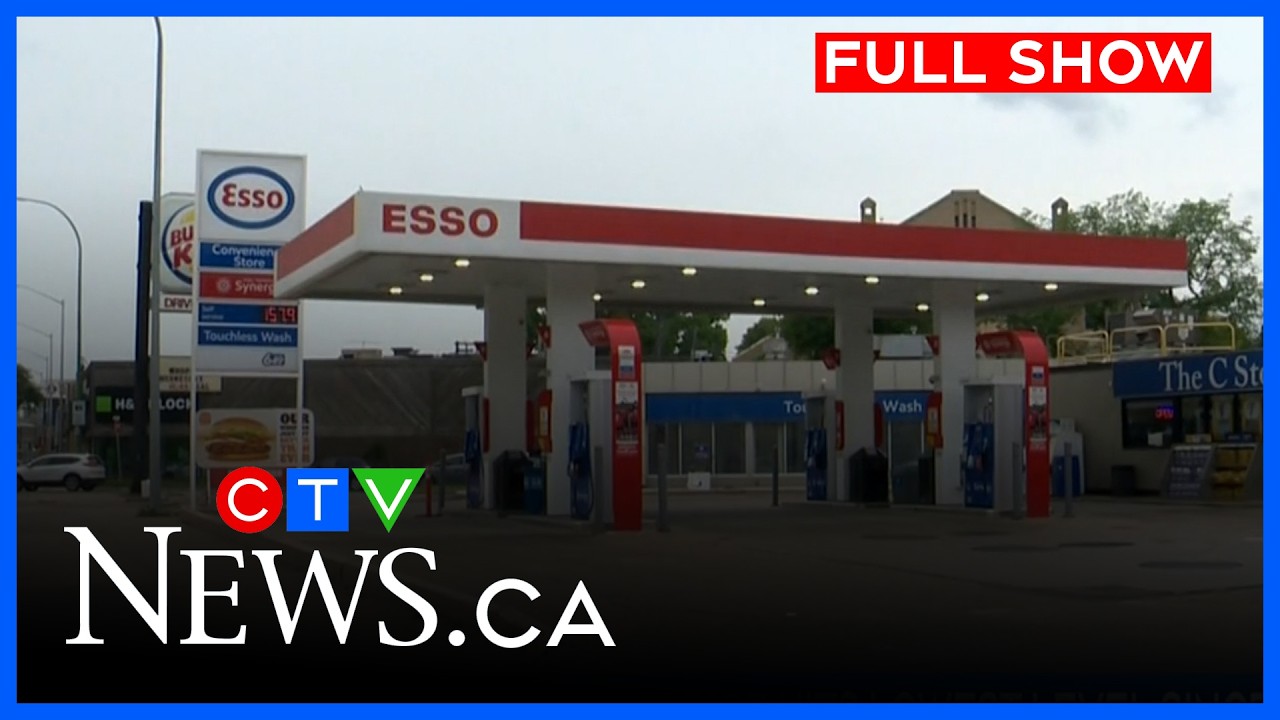Средняя цена на бензин в Манитобе падает | CTV News Winnipeg в пять часов, 3 июля 2026 г.
