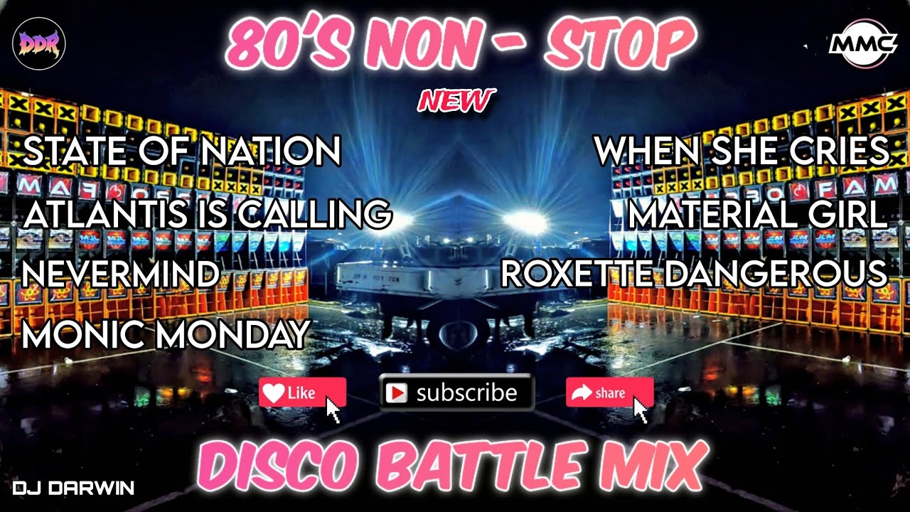 80's Non-Stop Disco Battle Mix_Dj Darwin Remix