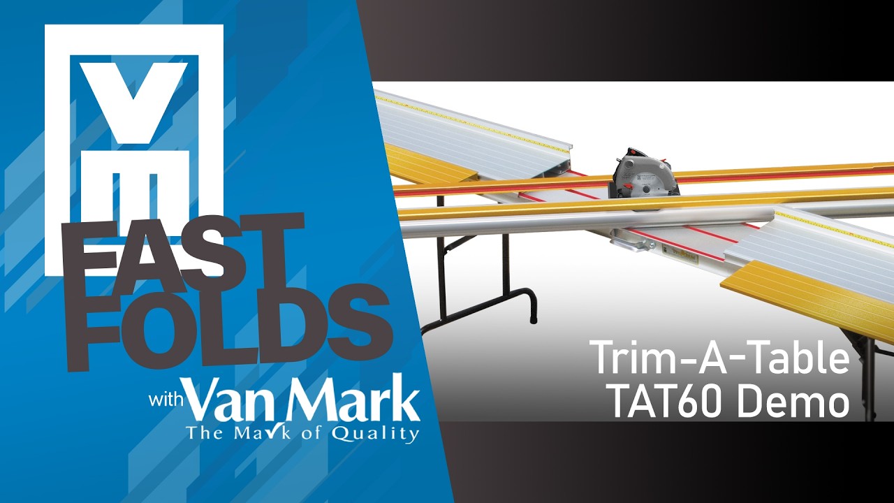 Van Mark Fast Folds &ndash; Trim-A-Table TAT60 Demonstration &ndash; FF Ep15