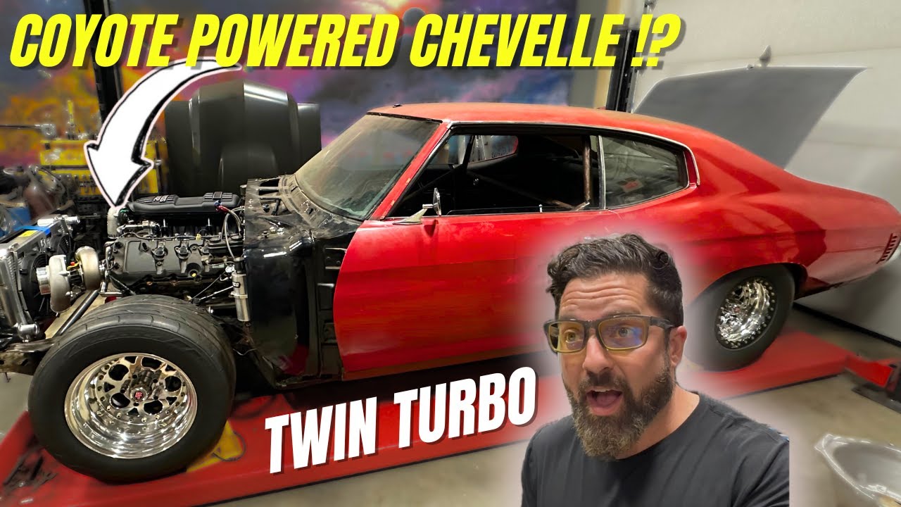 Первый в мире Chevelle с двигателем Coyote получил кастомный комплект Twin Turbo