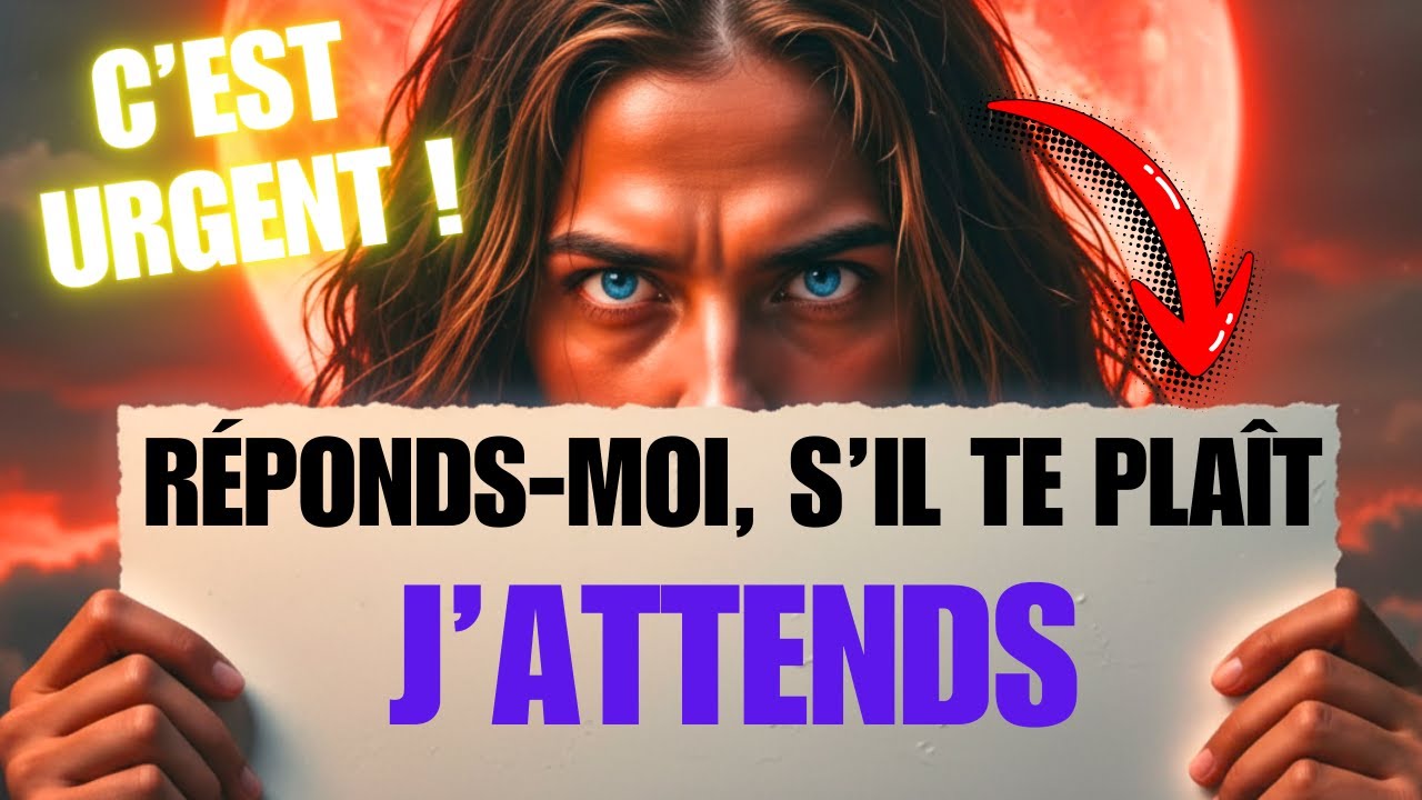 DIEU DIT : RÉPONDS-MOI, JE T’ATTENDS | MESSAGE DE DIEU POUR TOI AUJOURD’HUI