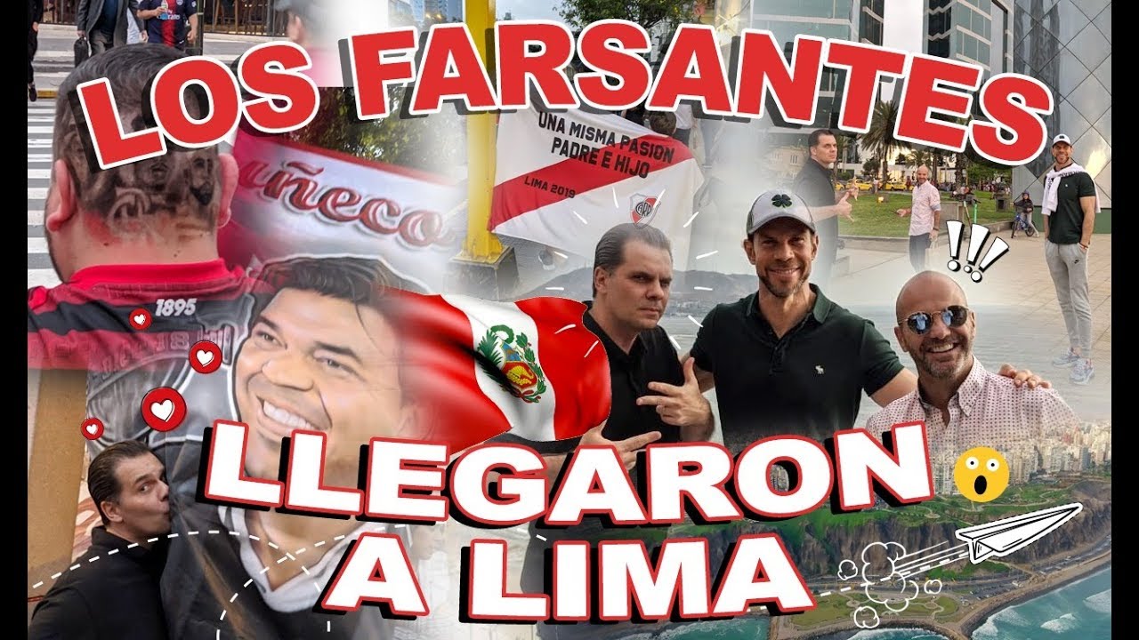 Los Farsantes llegaron a Lima.