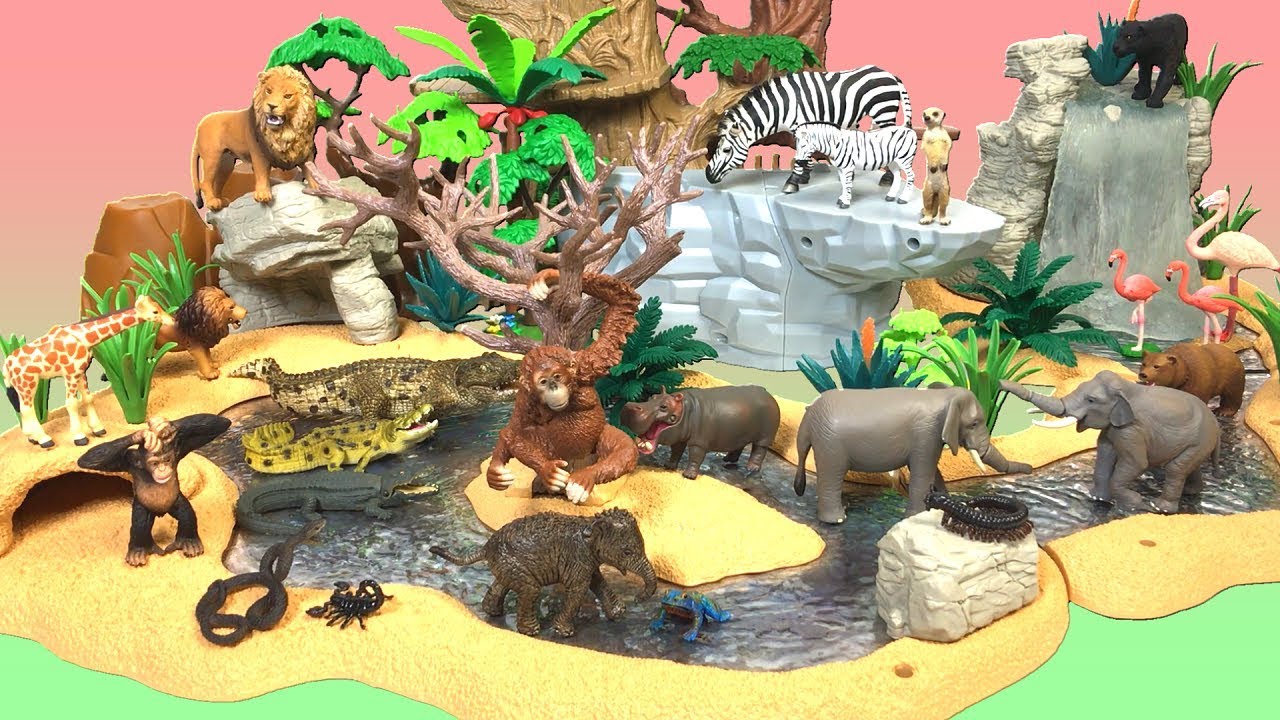 Animal's Drinking Fountain Set Schleich & Ania's Animals for children