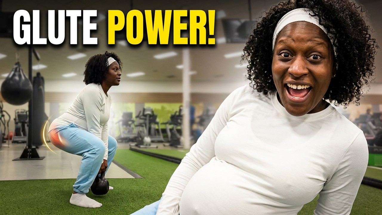 pregnant gym vlog: 37 weeks pregnant + glute workout
