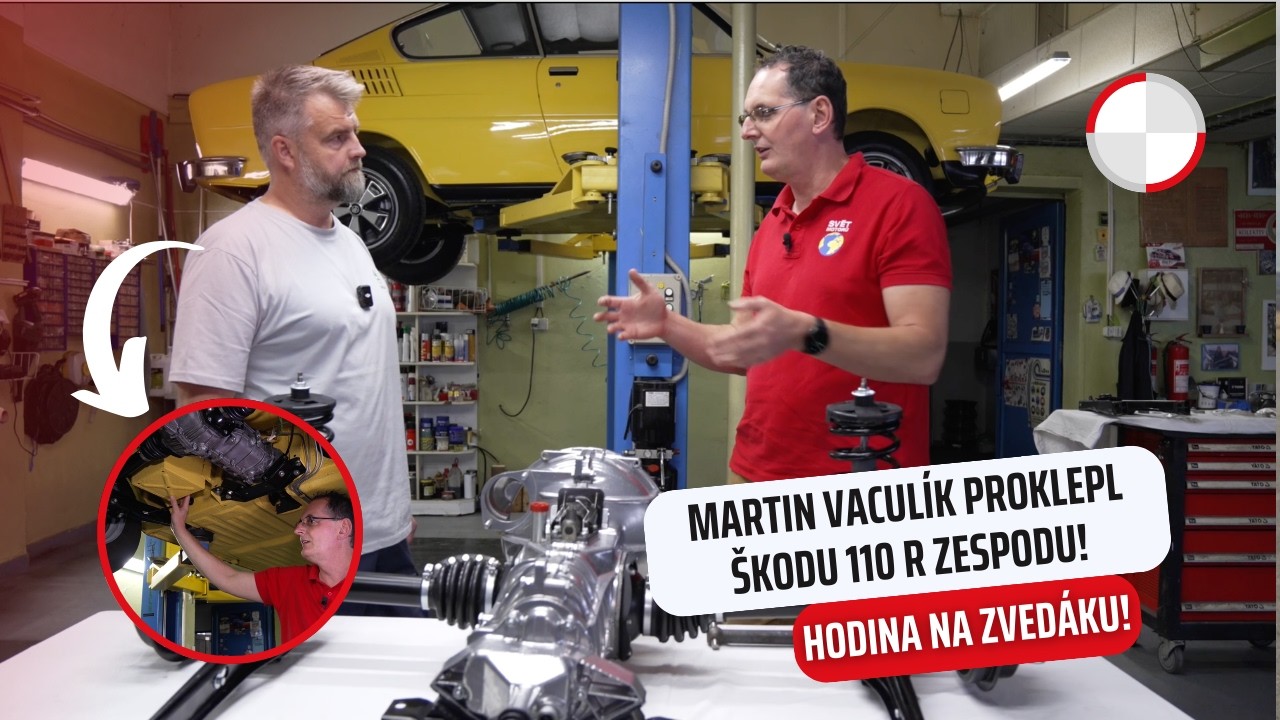 Martin Vaculík strávil hodinu pod Škodou 110 R! Legendární zvedák je zpět!