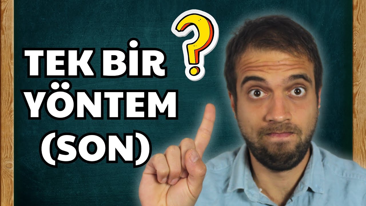 DİL ÖĞRENMENİN SADECE TEK BİR YÖNTEMİ VAR