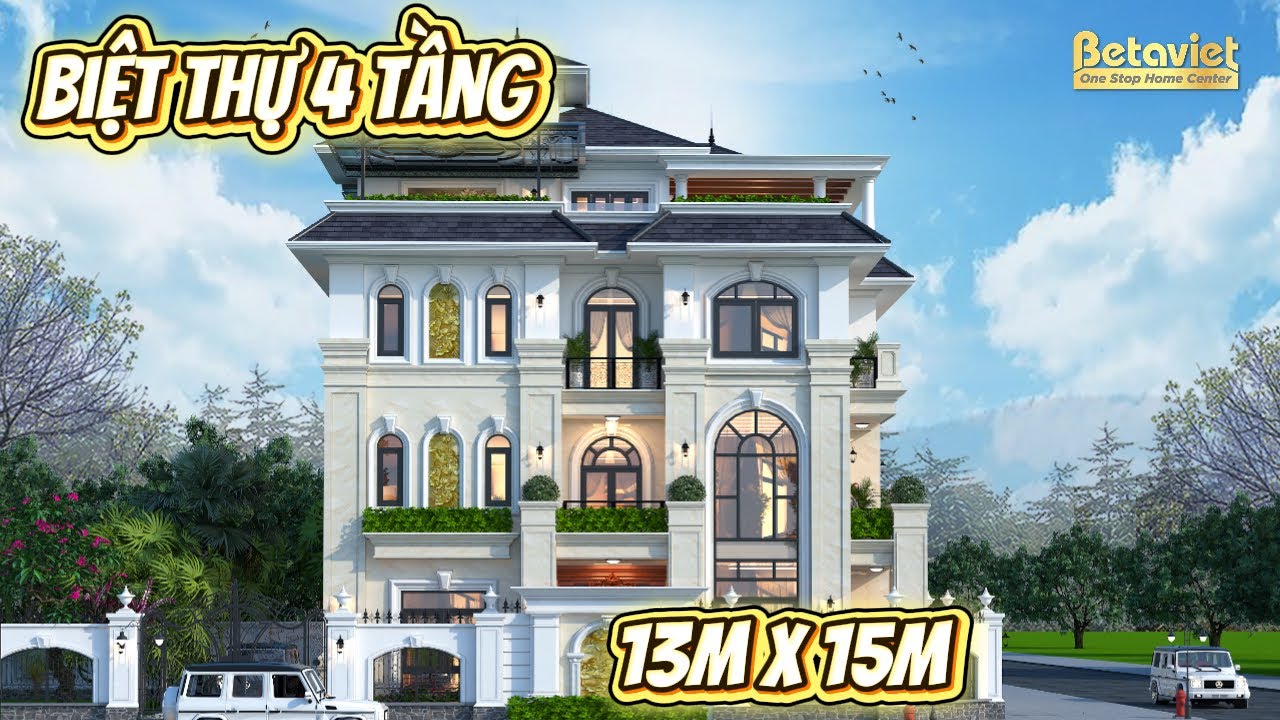 8 tỷ xây 888m2 biệt thự tân cổ điển 