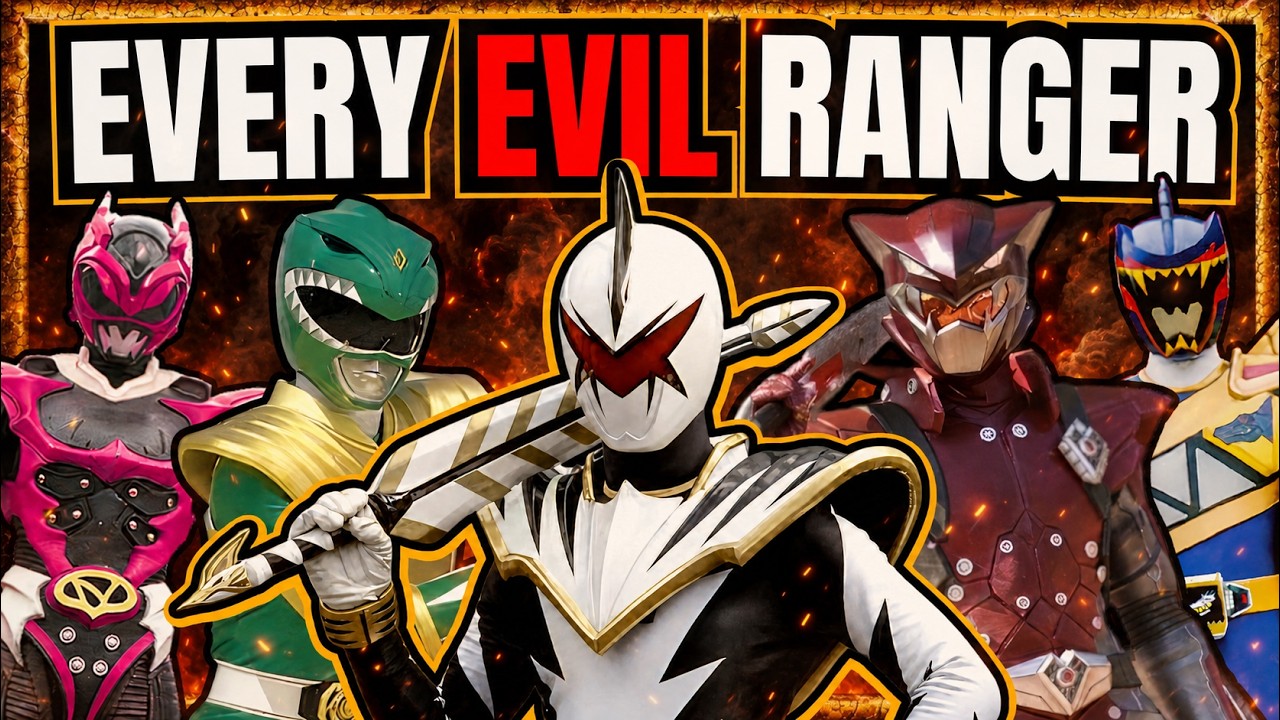The Complete HISTORY of EVIL RANGERS in Super Sentai & Power Rangers - 1977 - 2025