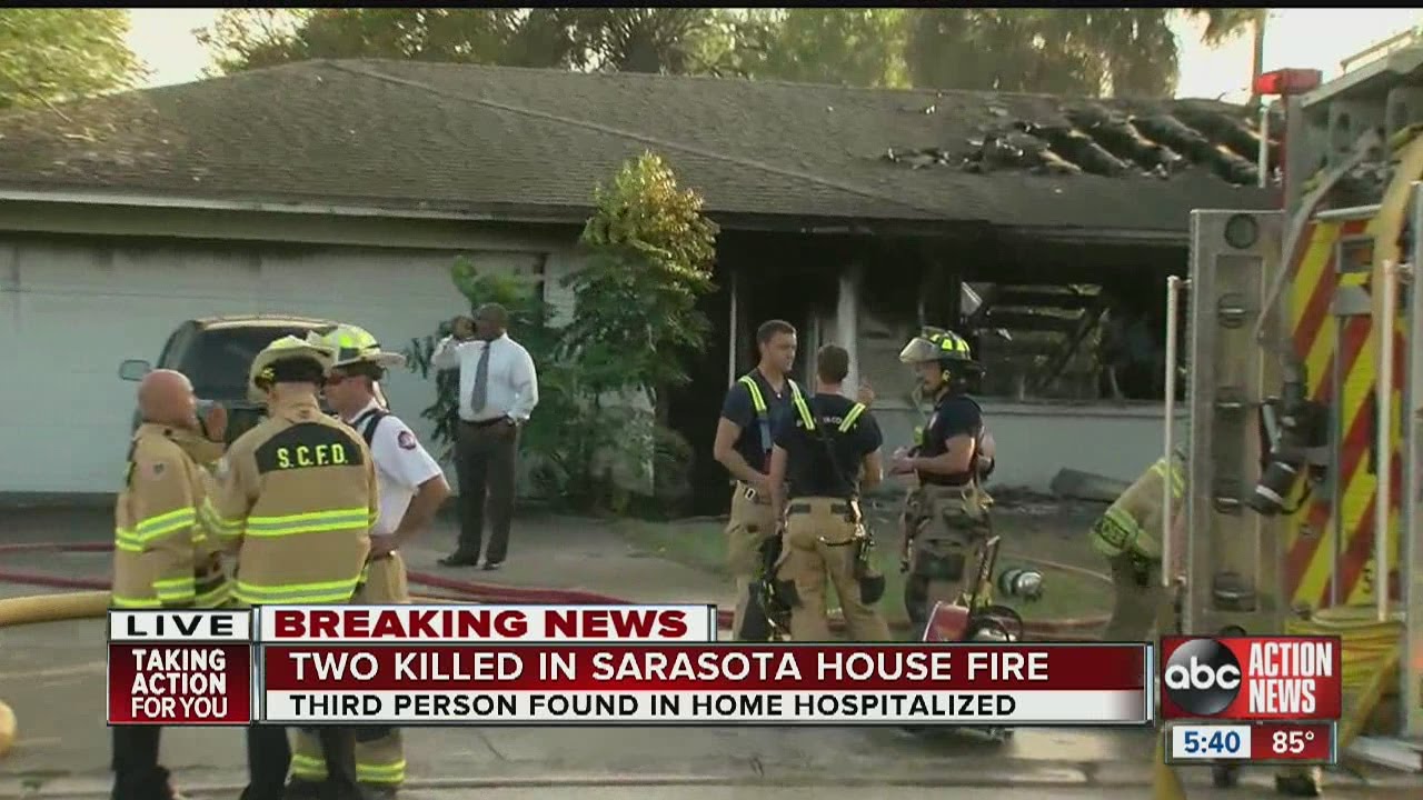 Two dead in Sarasota house fire