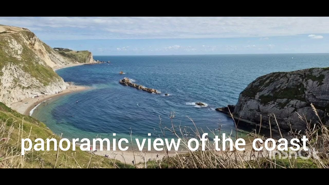 The hiking trail from Lulworth Cove to Durdle Door