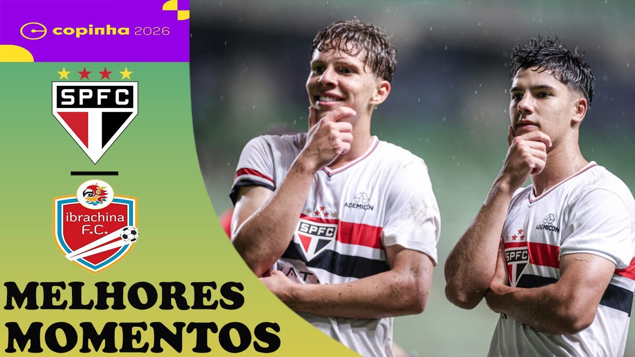 SÃO PAULO X IBRACHINA | 2 CARTÕES VERMELHOS & 5GOLS | MELHORES MOMENTOS | COPINHA SIL 2026 SEMIFINAL