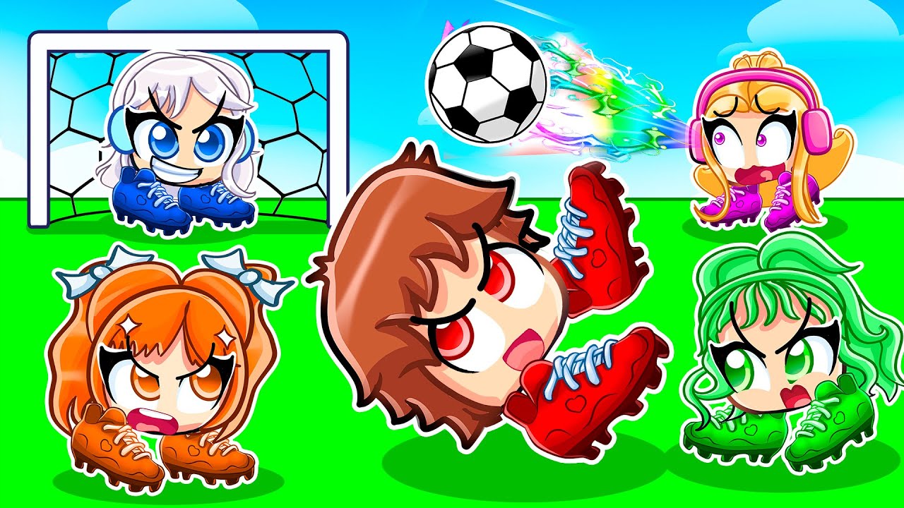 Симулятор футбола Roblox Head Soccer с моими безумными фанатками...
