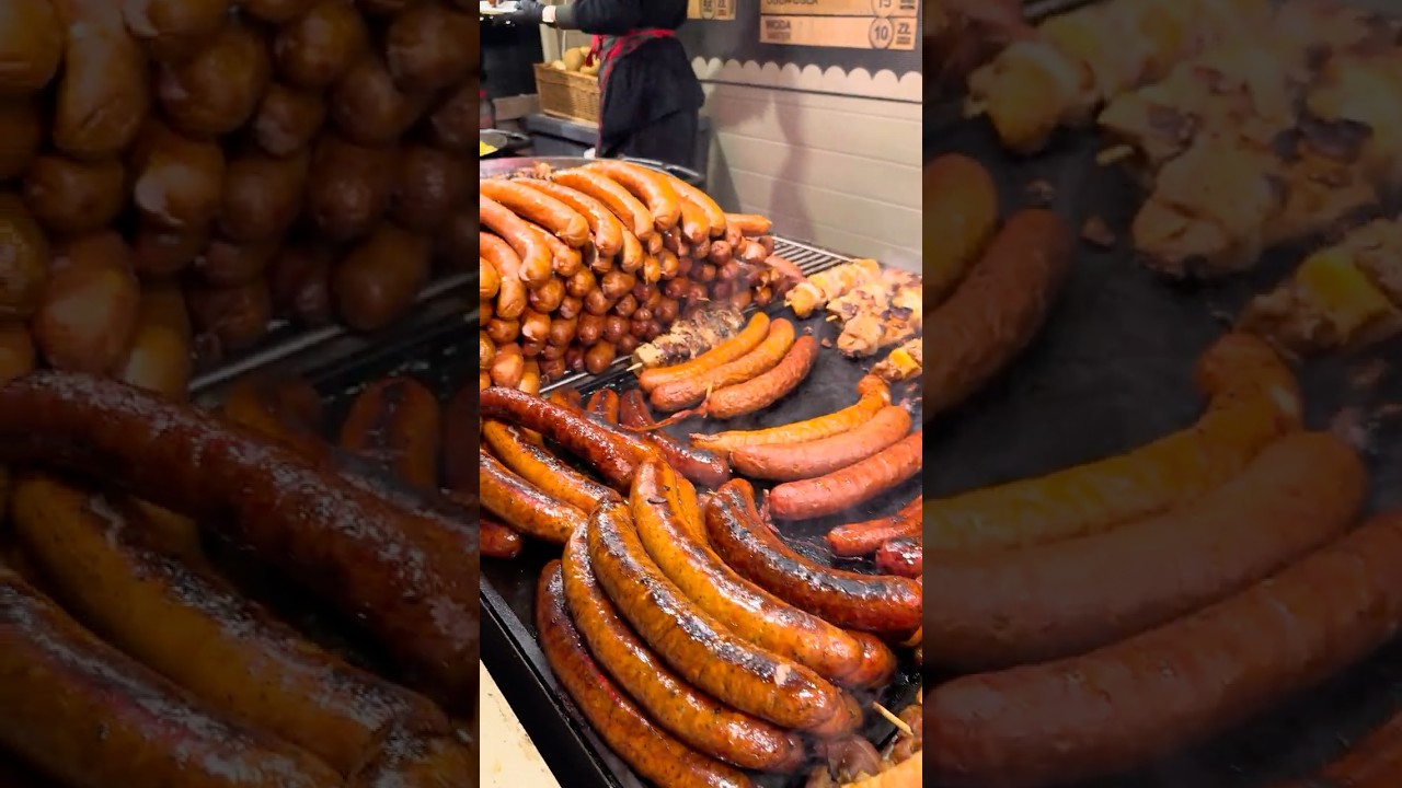 Polonya sokak yemekleri #poland #polish #polonya #krakow #christmas #2025 #food #travel #vlog