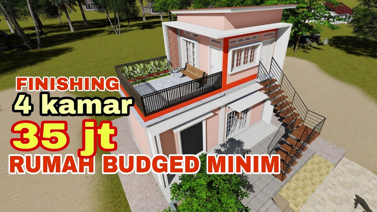 Bangun rumah tumbuh 4x8 biaya murah sampai jadi 4 kamar