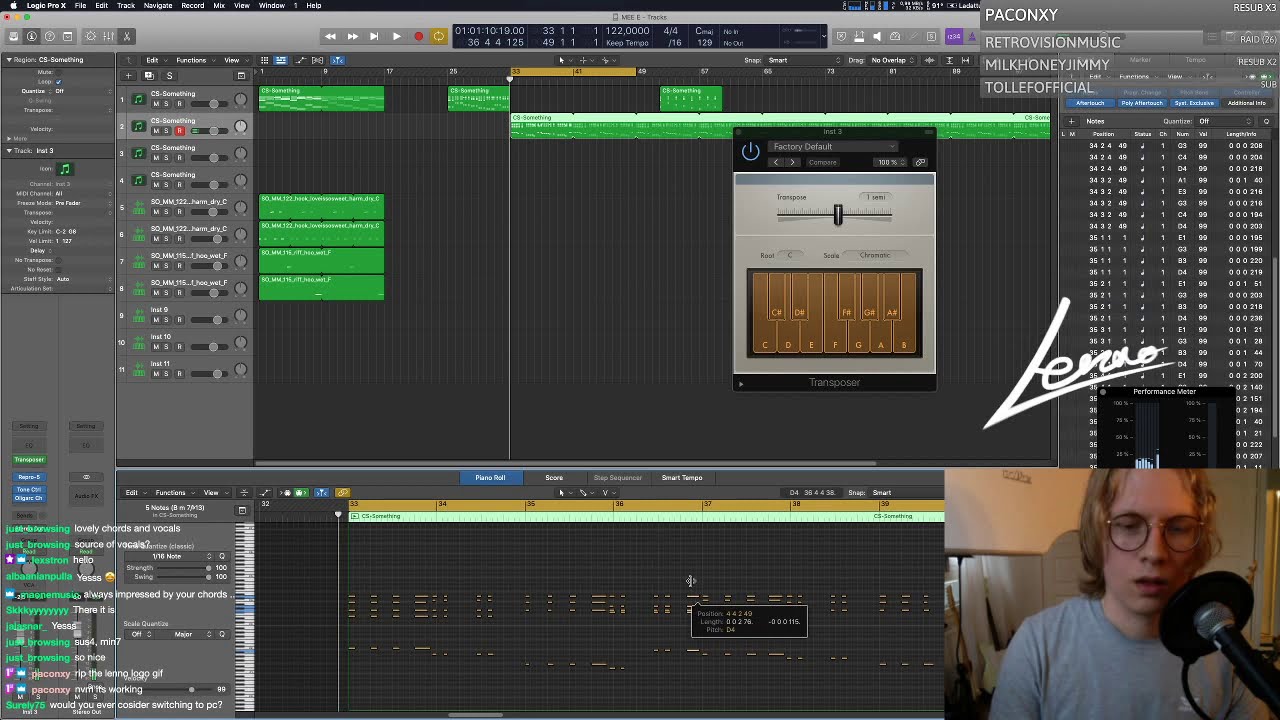 Lenno (making tunes! chill saturday stream)  Twitch Stream