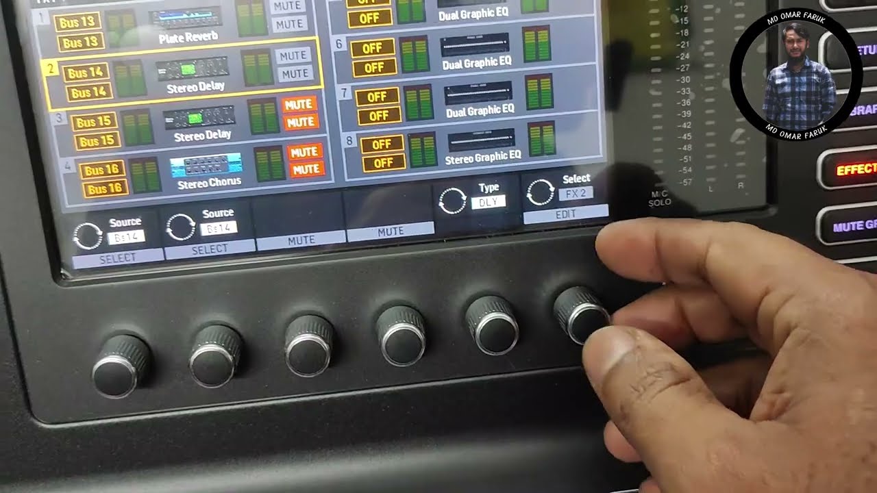 কিভাবে রিভাব ডিলে সেট আপ করব ।How To FX Setup on Midas M32 Bangla.