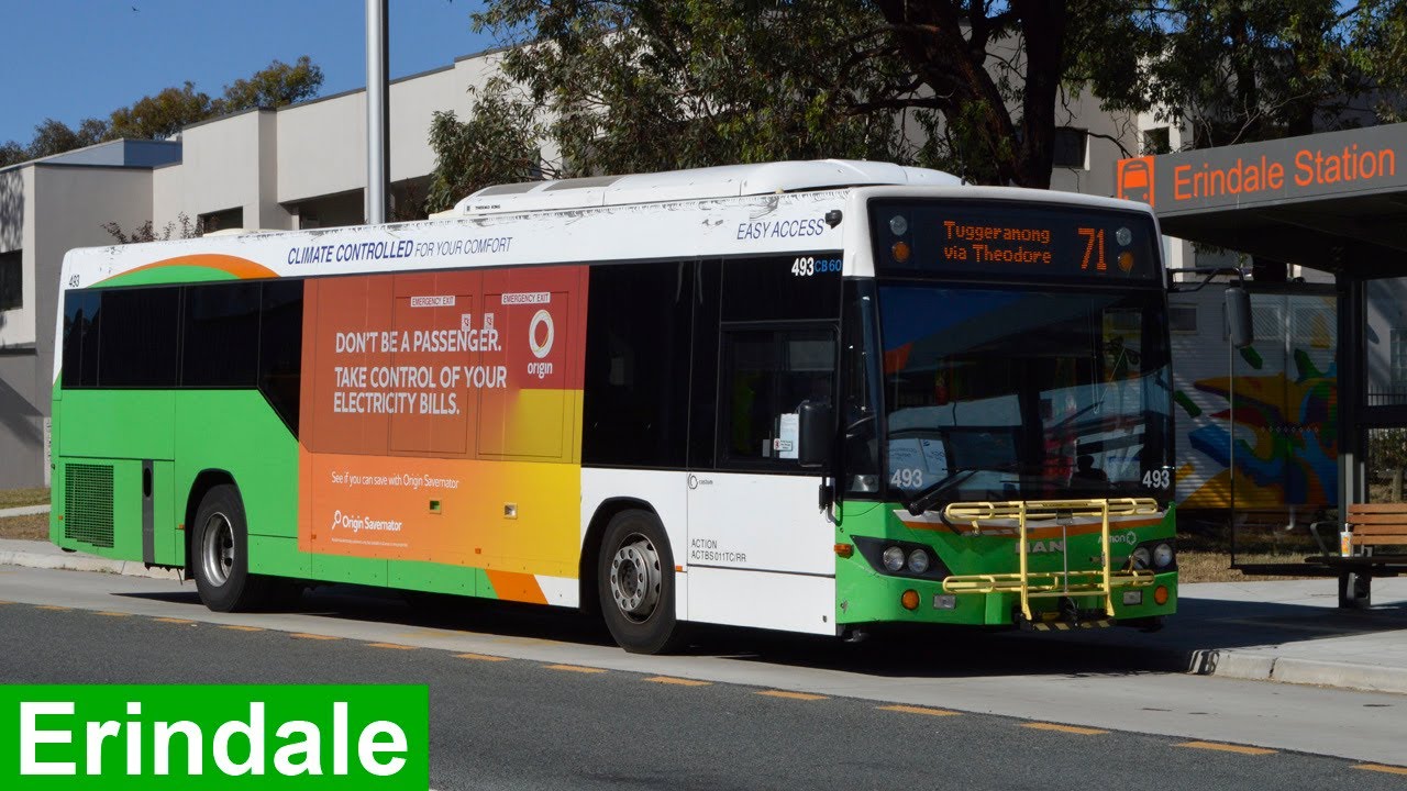 Buses at Erindale Interchange - Canberra Transport