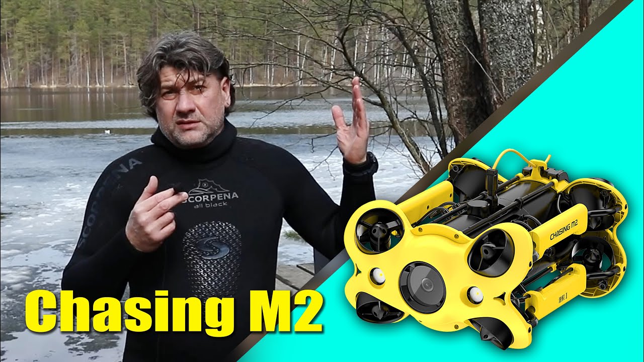 💣 Обзор и тест уникального подводного дрона Chasing M2.