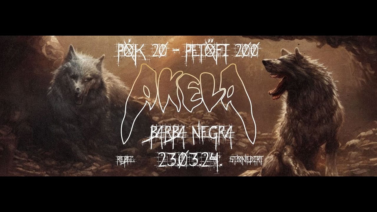 Akela  -  Döntsd El - 2023 03 24 - Barba Negra Blue Stage ( 2 kamerás )
