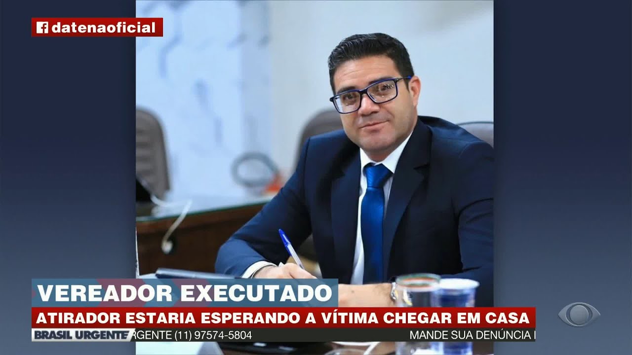 VEREADOR EXECUTADO NA PORTA DE CASA