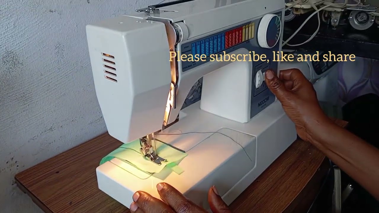 HOW TO THREAD AND USE NECCHI SEWING MACHINES