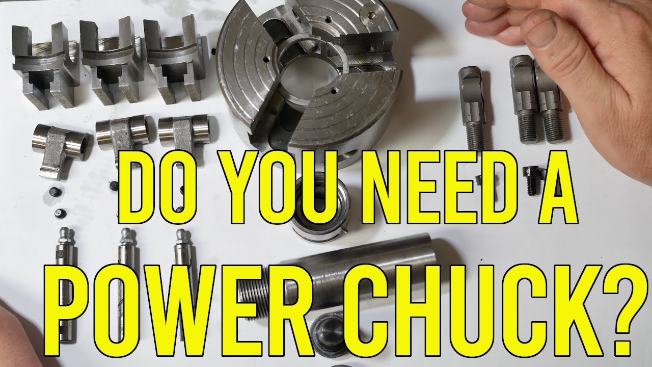 How does a CNC power chuck work? || RotarySMP