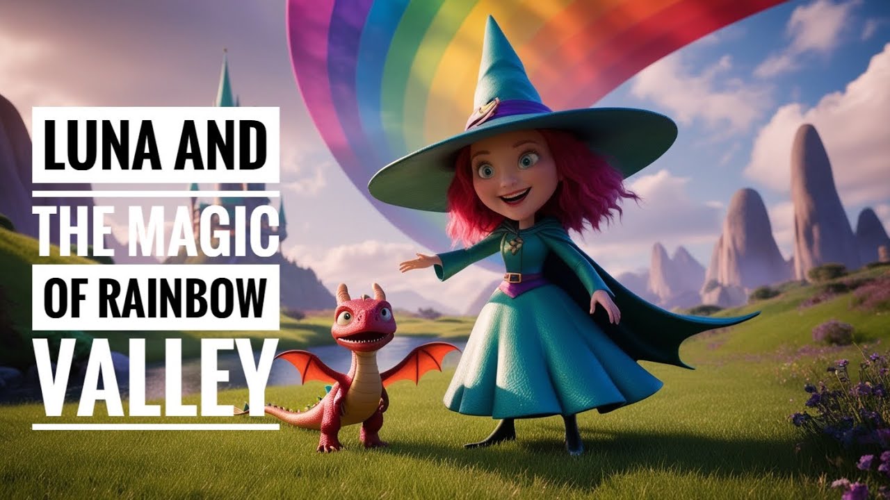 LUNA AND THE MAGIC OF RAINBOW VALLEY BEDTIME STORY | KIDS STORY | FAIRYTALE STORY