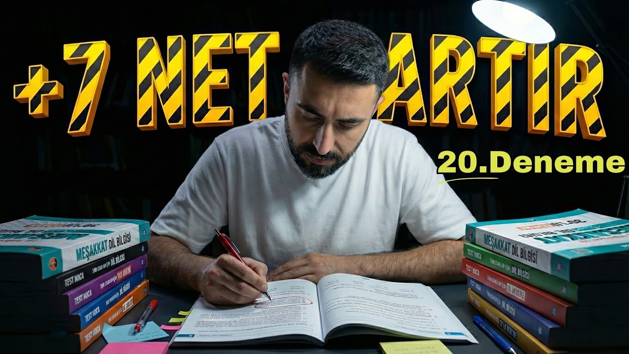 MEŞAKKAT DİL BİLGİSİ DENEME SORU ÇÖZÜMÜ 2026 (20.Deneme) / TYT-KPSS-MSÜ