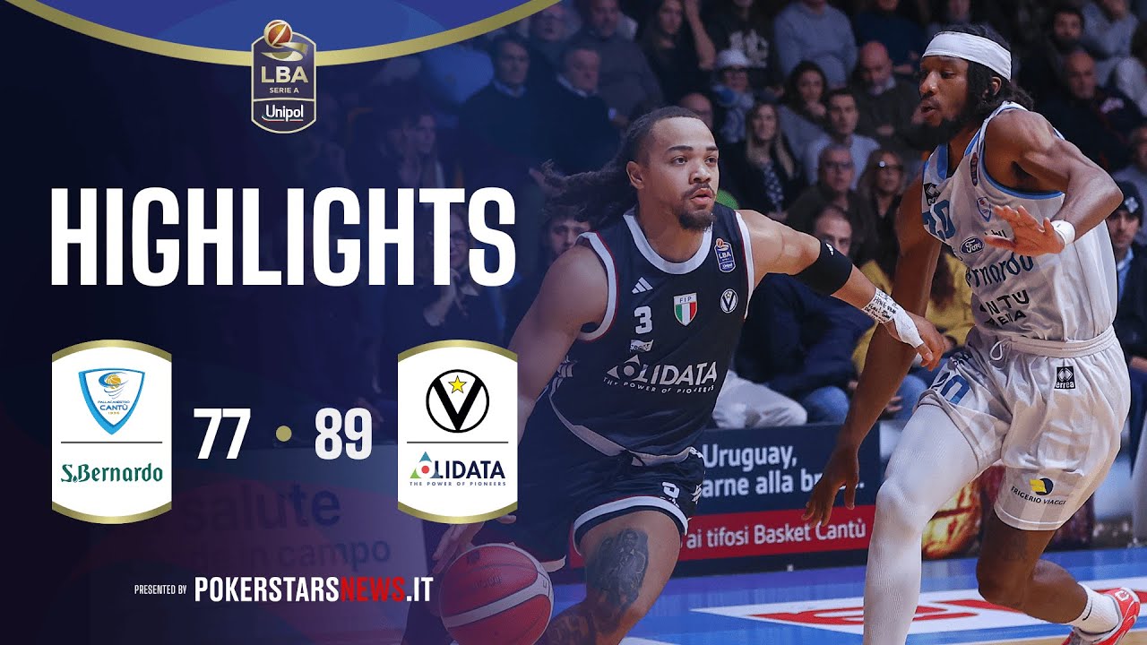 Acqua S. Bernardo Cantù - Virtus Olidata Bologna | PokerstarsNews Highlights SerieA Unipol 2025/2026