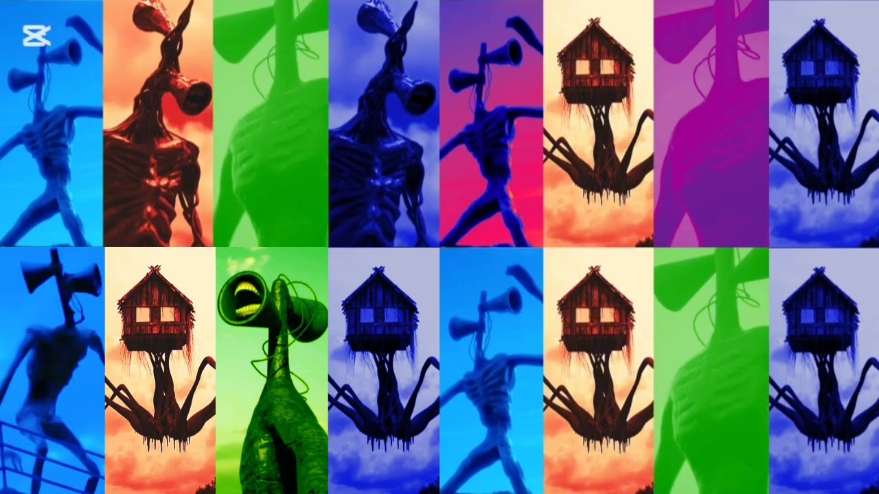 SIREN HEAD: Mega battle and     #sirenhead  #megabattle  #horrorvideo  #foundfootage