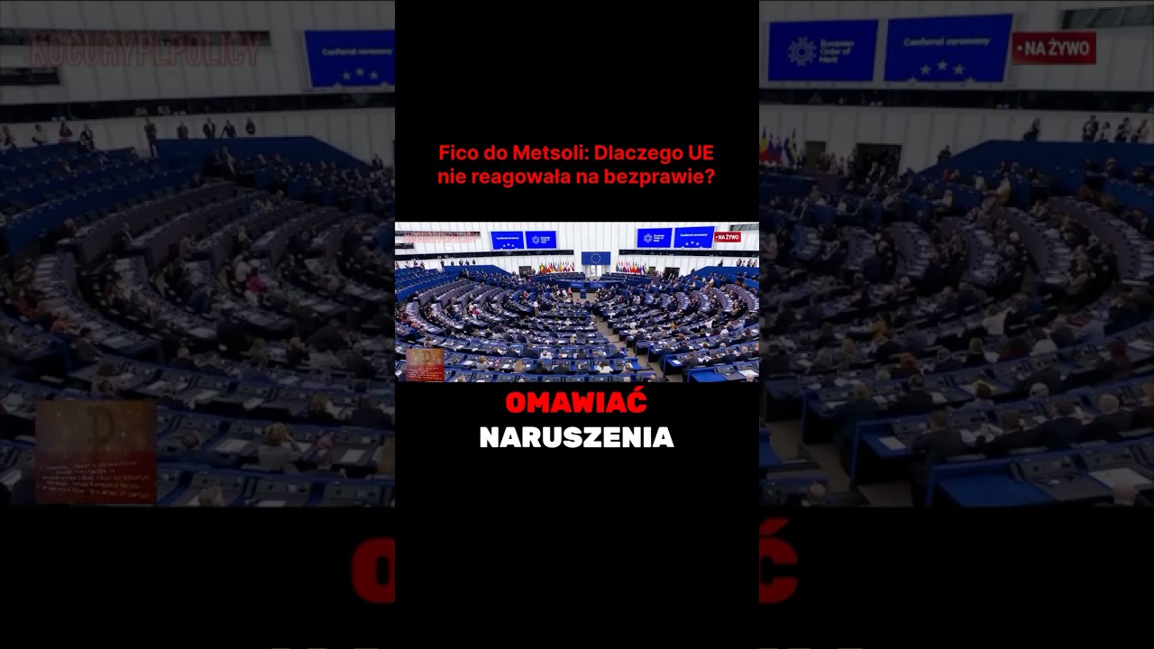 Fico reveals: EU blind to lawlessness