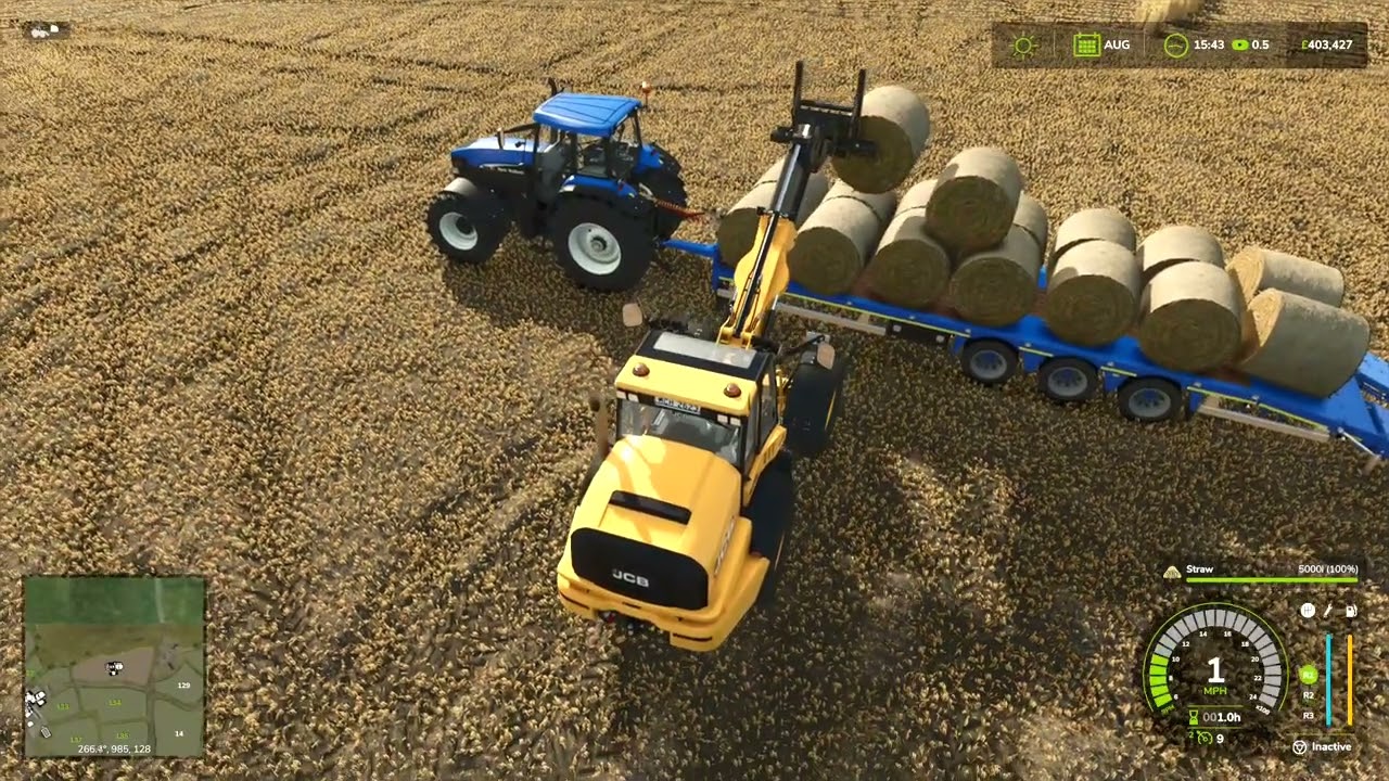 FS25 FIELDS OF TYRONE #57 | LOADING BALES PART 2