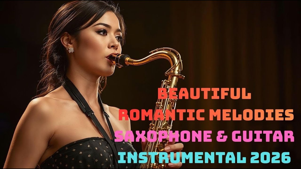 Nhạc Hòa Tấu 4k 🎶 Beautiful Romantic Melodies – Saxophone & Guitar Instrumental 2026 🎶
