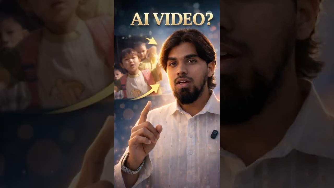 Ye Viral Video Fake Hai?😳 #aivideo #islamicreminder #viraltruth #shorts #vairal #vairalshort