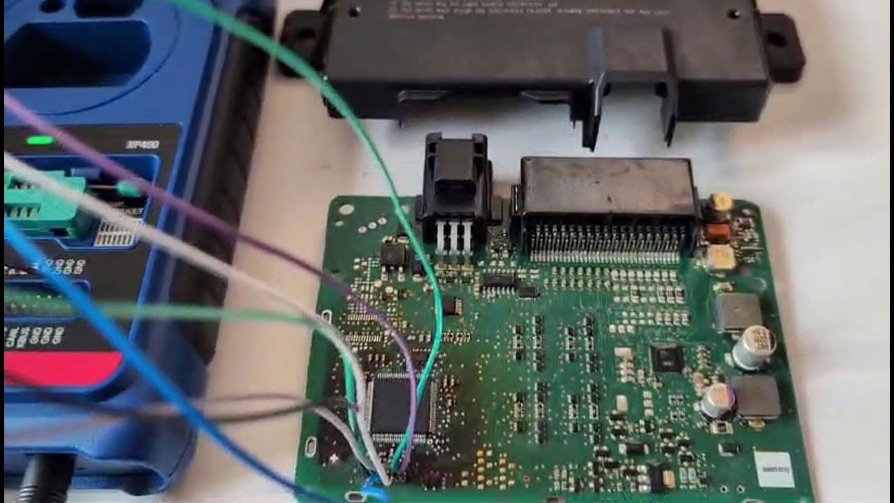 Autel IM508 XP400 Write Initial Data to JLR RFA Module After Solder Virgin Blank Chip- OBDII365