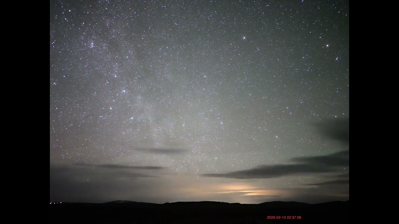 SkyLapse Feb. 10-11, 2026 Taos
