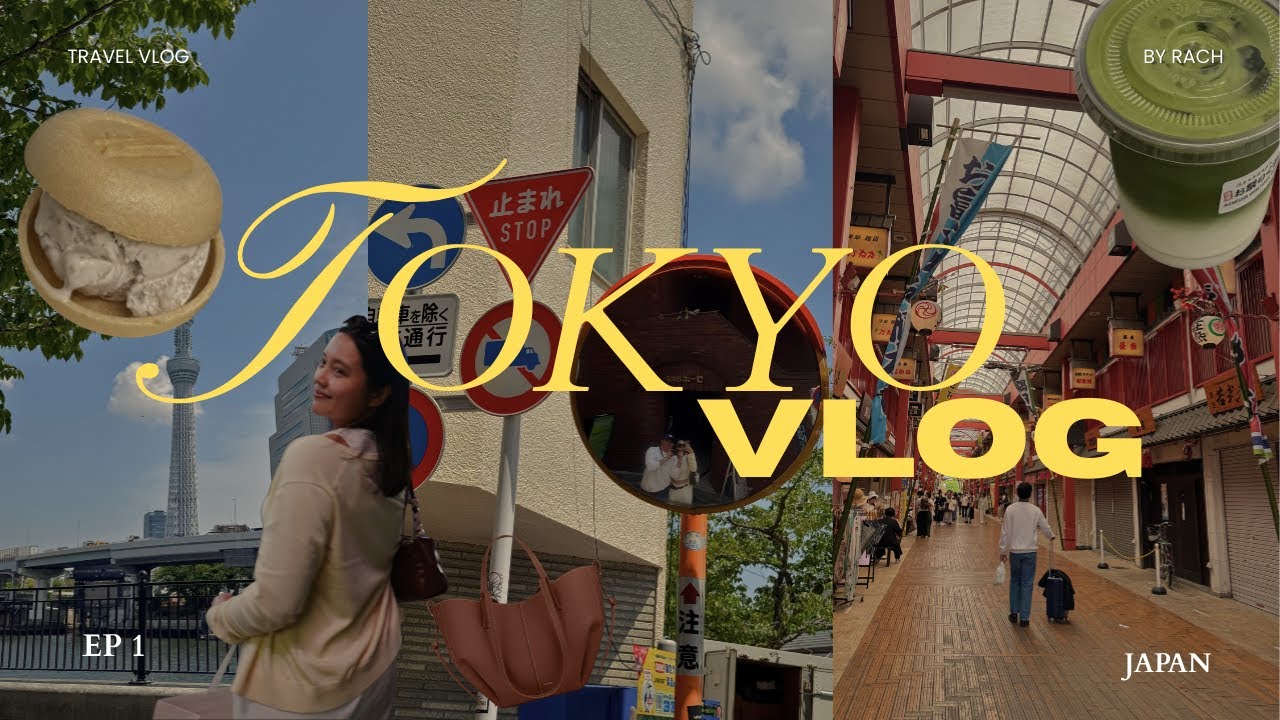 tokyo travel diary 🇯🇵 skytree, asakusa, shopping, matcha 🍵🍦