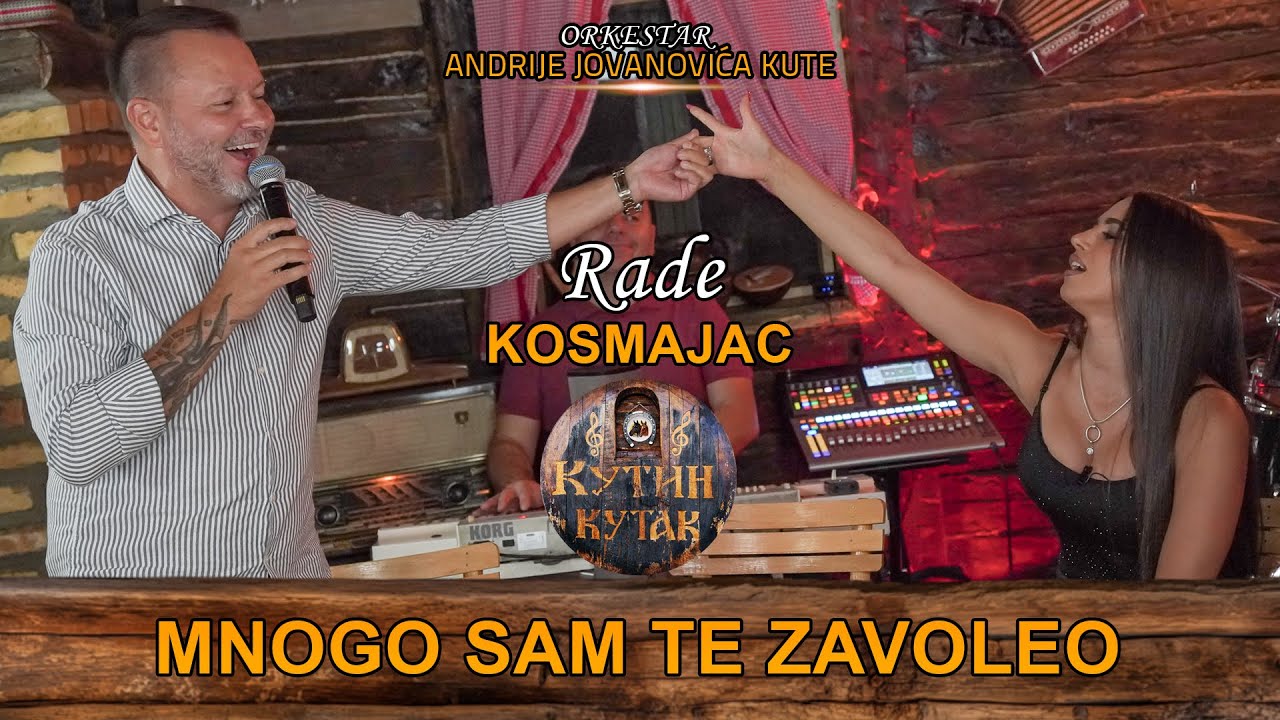 Rade Kosmajac - Mnogo sam te zavoleo | uzivo | (Ork. Andrije Jovanovica Kute) KUTIN KUTAK